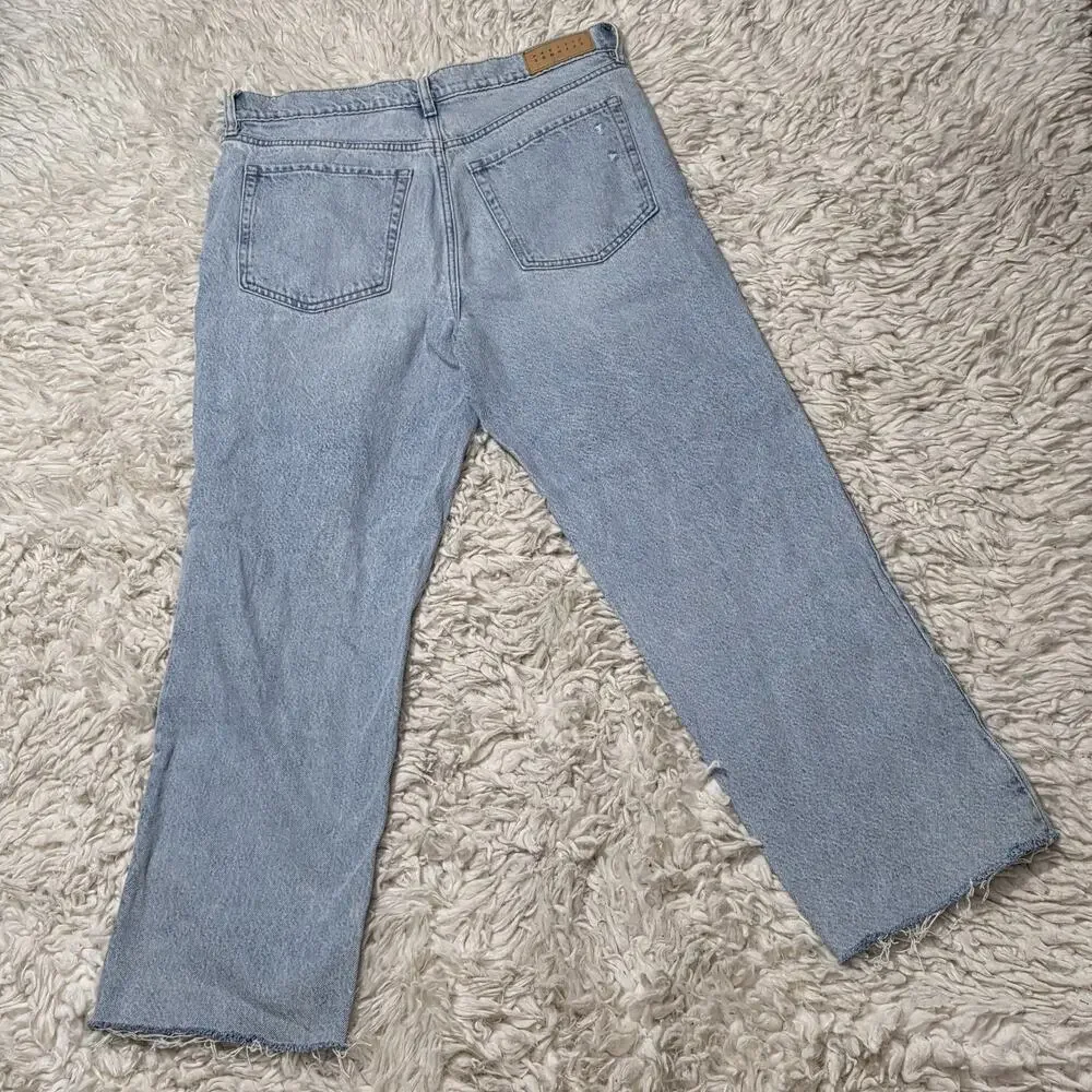 PacSun 90's Boyfriend Jeans Womens Size 30 Blue Denim Distressed Light Wash
